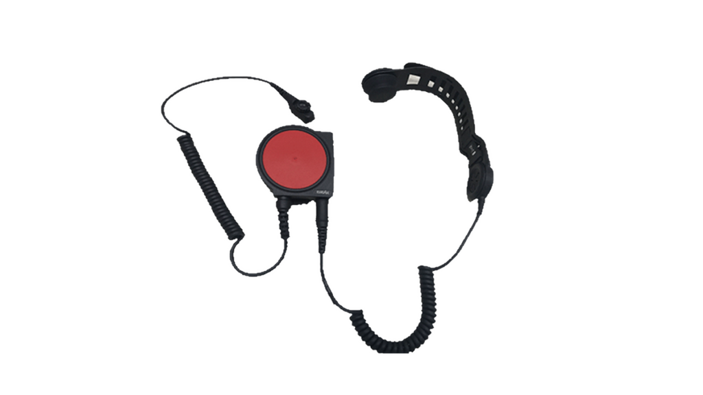 EBN09-P Bone Conduction Headset with large PTT button -- for HP605, HP685, HP705, HP785