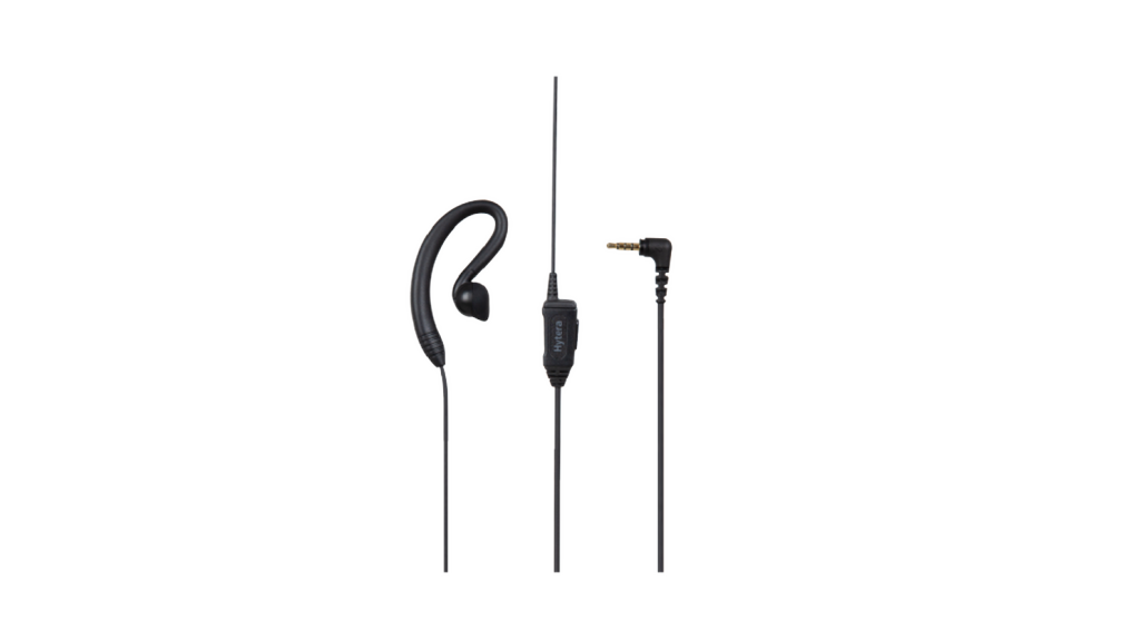 EHS31 C-Earset with in-line PTT and microphone (3.5mm jack plug) -- for PNC360, PNC380, PNC370SE, PNC360S