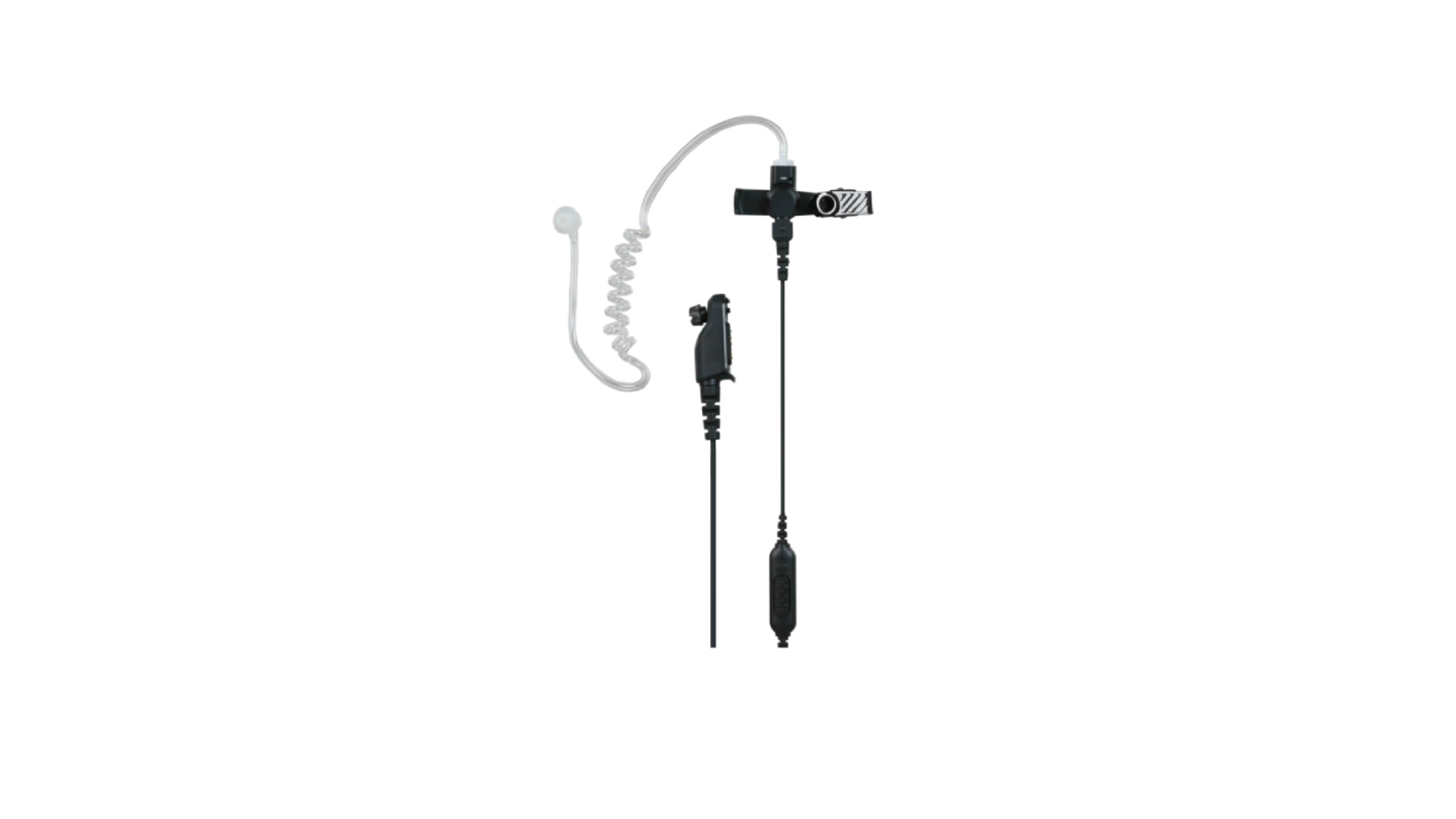 Earpiece with in-line MIC PTT & Transparent Acoustic Tube for AP5/BP5 series