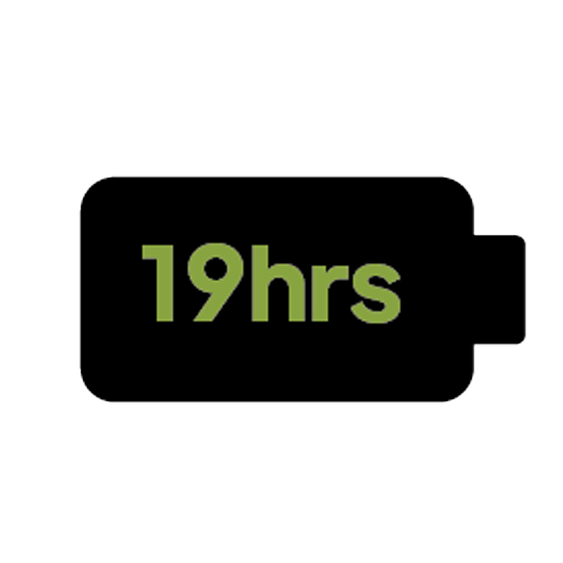 Battery life（TX=0.5W; Digital）