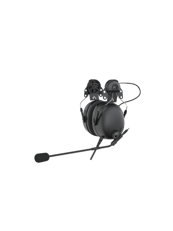 Hearing Protection Headset for Helmets