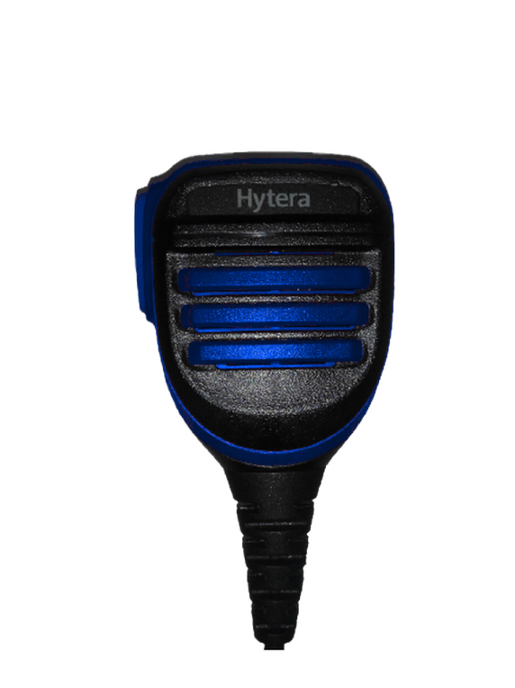 Intrinsically Safe Remote Speaker Microphone (black-blue shell) -- for HP715Ex, HP795Ex, PT890Ex