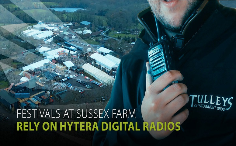 Festivals at Sussex farm rely on Hytera digital radios to deliver top quality guest experience.