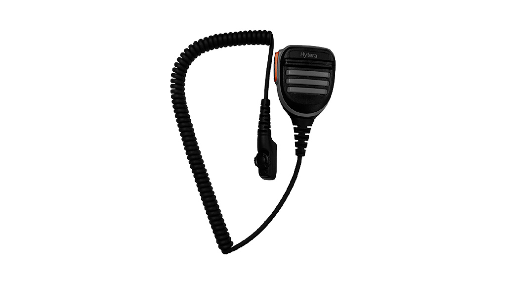 Waterproof Remote Speaker Microphone (IP67) with emergency button, without audio socket