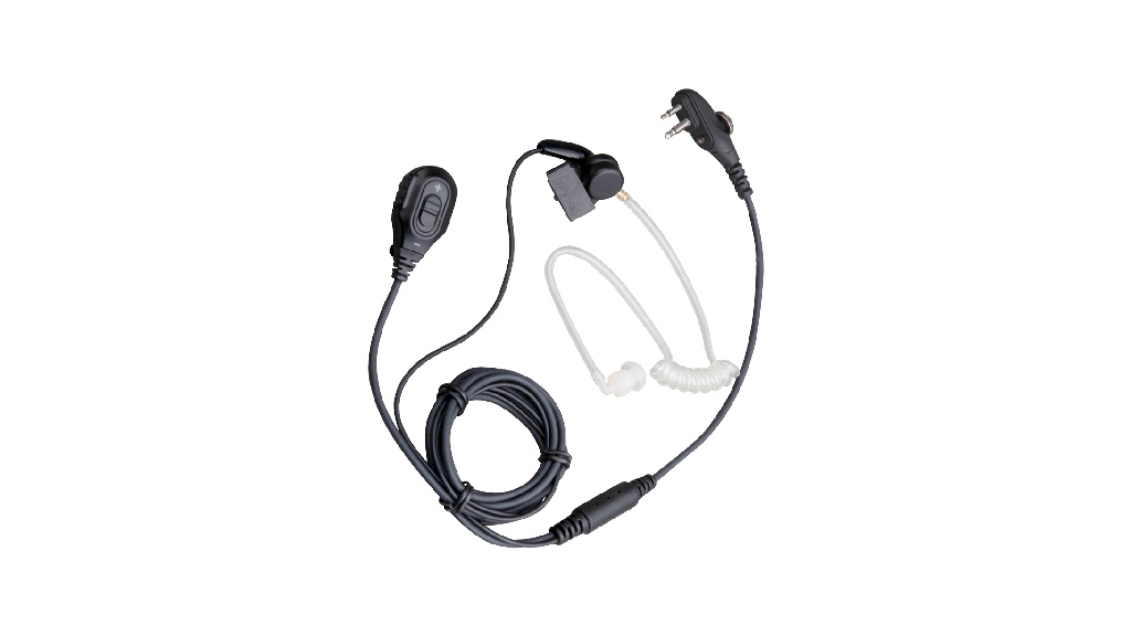 EAM13 (EOL) Earpiece with Acoustic Tube and In-line PTT (Black) -- EOL