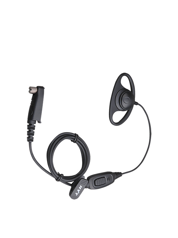 D-Style Earpiece with In-line PTT and Microphone (Black) -- EOL, no replacement