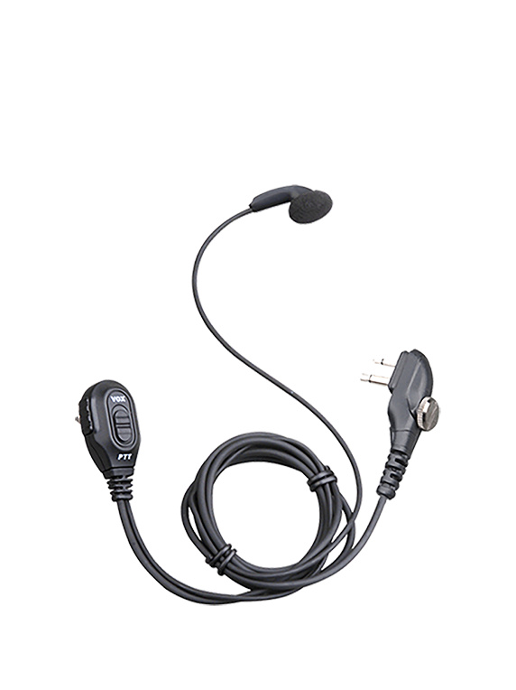 Earbud with on-MIC PTT&VOX