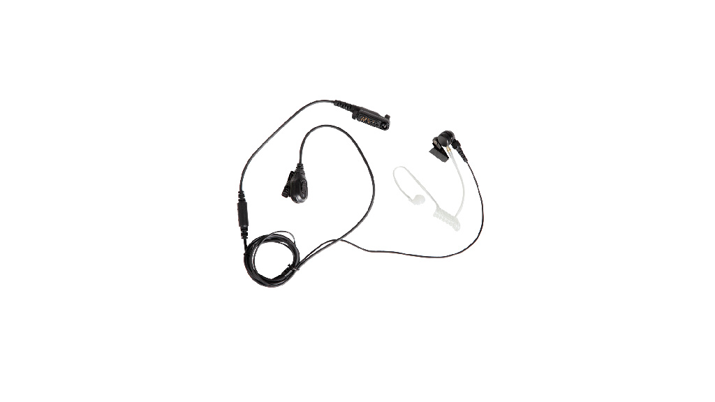 EAN24 2-wire Surveillance Earpiece with Transparent Acoustic Tube(Beige)