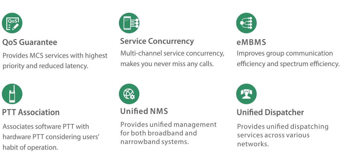 Hytera eMBMS-based MCS Broadband Trunking Solution